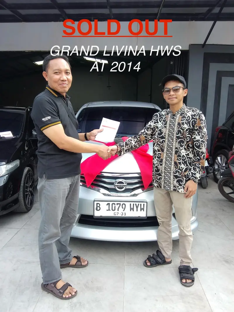 Serah terima Nissan Grand Livina HWS 2014 Silver