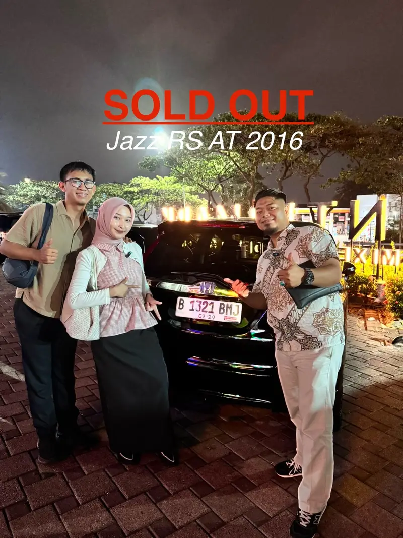 Serah terima Honda Jazz RS 2016 Hitam